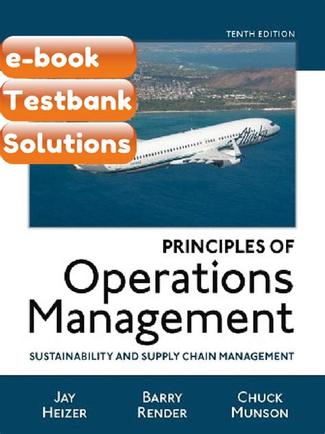 Operations Management 10th Edition Solutions