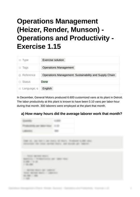 Operations Management Heizer Render 3 Chapter Online