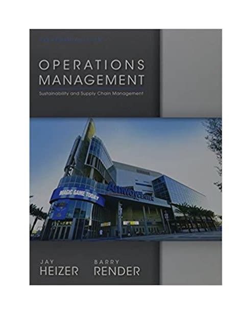 Operations Management Heizer Render Pdf