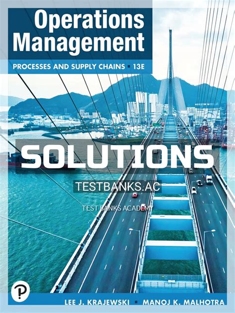 operations management krajewski solutions