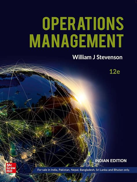 Operations Management William Stevenson 12th Edition