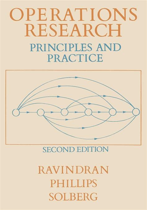 operations research ravindran principles and practice