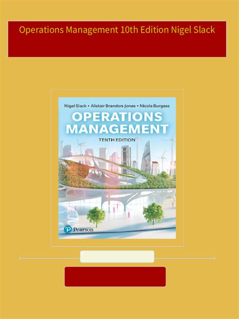 Full Download Operations Management 10Th Edition Pdf Ebooks Free 