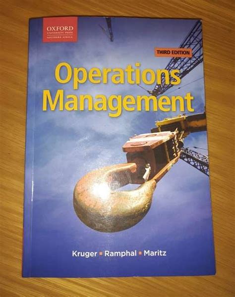 Read Online Operations Management 2Nd Edition Kruger 