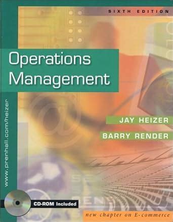 Read Operations Management Heizer 6Th Edition 