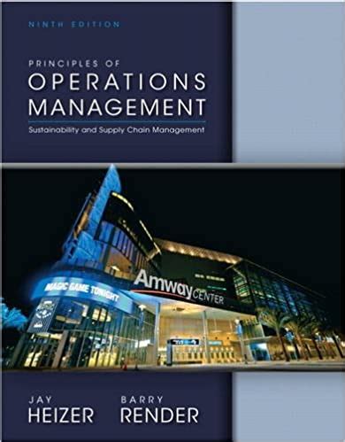 Read Operations Management Heizer Ninth Edition Solutions 