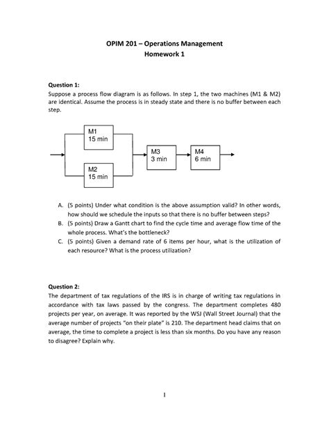 Full Download Operations Management Homework 1 Solutions Coursera 