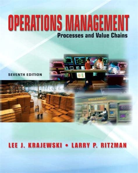 Read Operations Management Processes And Value Chains 2007 