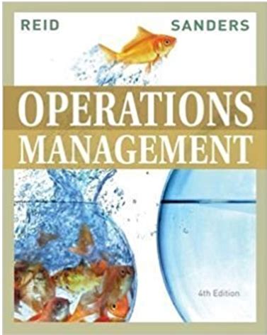 Read Operations Management Reid 4Th Edition 