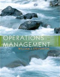 Read Online Operations Management Stevenson 9Th Edition 