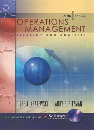 Read Operations Management Strategy And Analysis 6Th Edition 