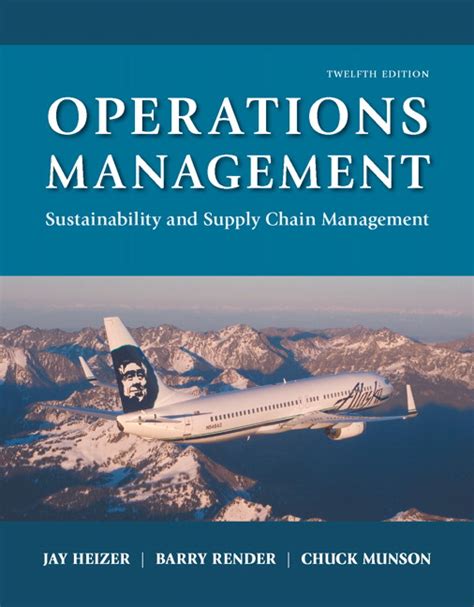 Download Operations Management Sustainability And Supply Chain Management Plus Myomlab With Pearson Etext Access Card Package 12Th Edition 