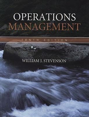 Read Online Operations Management William J Stevenson 8Th Edition Solution 