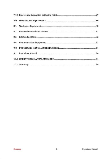 Full Download Operations Manual Table Of Contents Mtcuk 