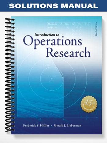 Download Operations Research Hillier Solutions Manual 