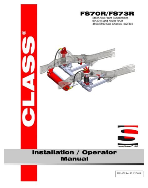 operators manual and installation and service manual