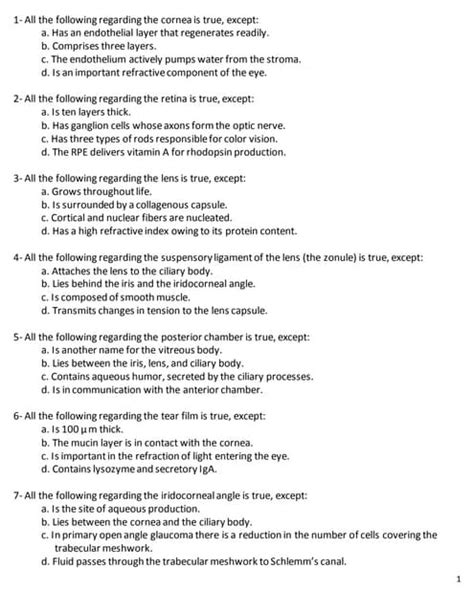 ophthalmology mcq questions