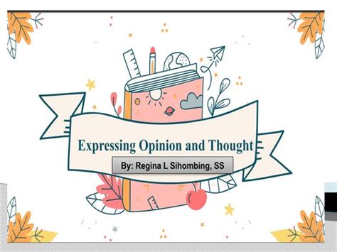 Opinion And Thought