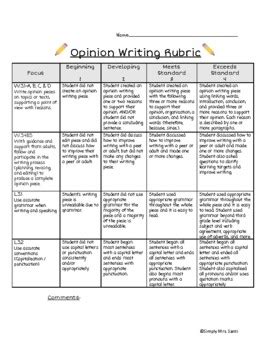 Opinion Essay Rubric 3rd Grade Opinion Writing Mrs Opinion Writing 3rd Grade - Opinion Writing 3rd Grade