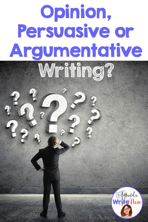 Opinion Persuasive Or Argumentative Writing Amanda Write Now Persuasive Opinion Writing - Persuasive Opinion Writing