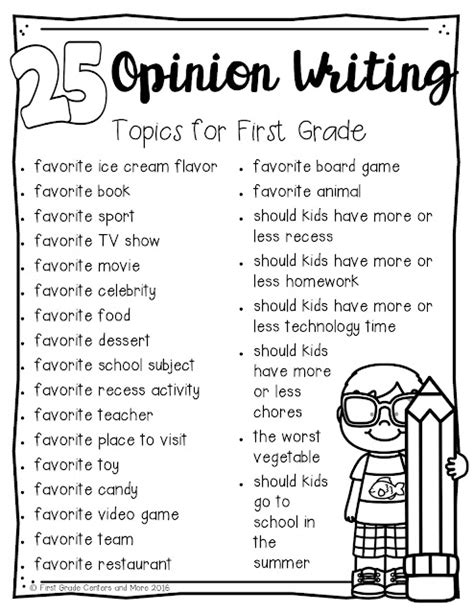 Opinion Writing Elementary   100 Best Opinion Writing Prompts For Elementary Students - Opinion Writing Elementary