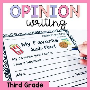 Opinion Writing Prompts And Worksheets Terrific Teaching Tactics Opinion Worksheet 3rd Grade - Opinion Worksheet 3rd Grade