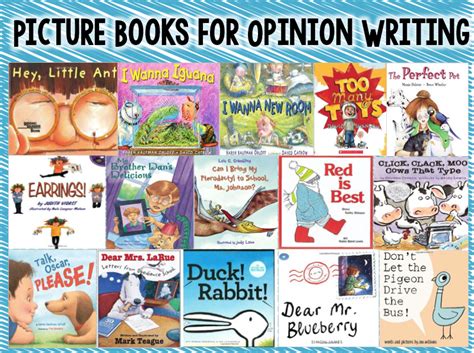 Opinion Writing Read Alouds   19 Of The Best Opinion Writing Picture Books - Opinion Writing Read Alouds