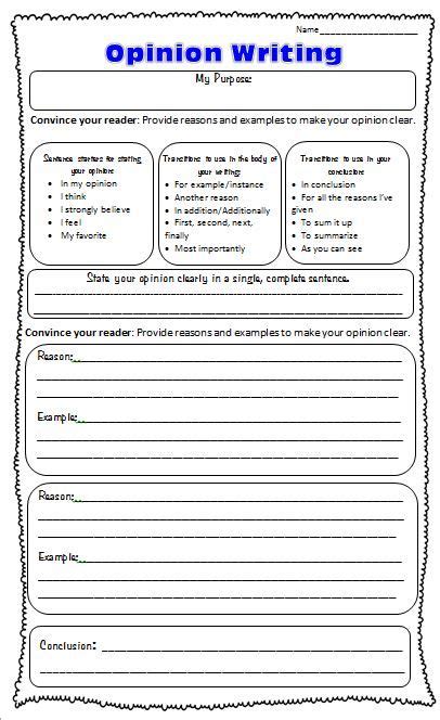 Opinion Writing Worksheets For Grade 4 K5 Learning Writing For Fourth Grade - Writing For Fourth Grade