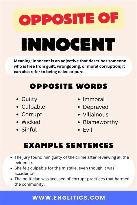 Opposite For Innocent