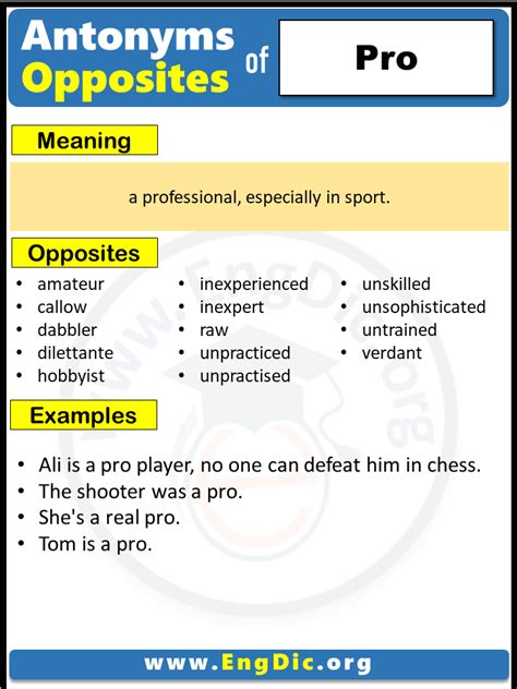 Opposite Of Pro