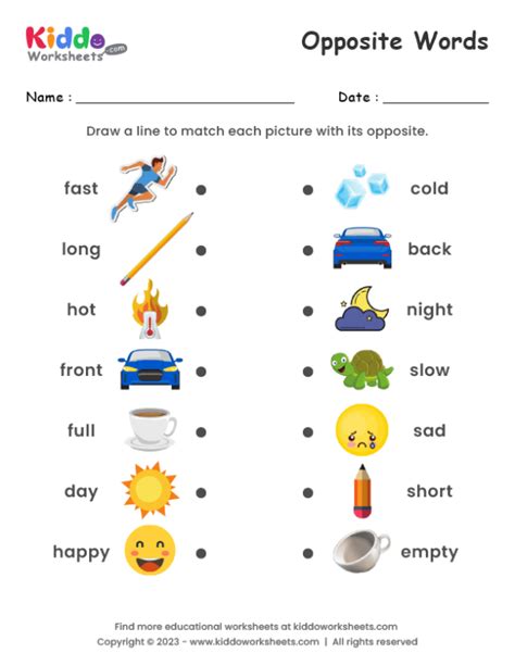 Opposites Worksheet Opposite Words Matching Activity Twinkl Opposites Worksheets For Grade 2 - Opposites Worksheets For Grade 2