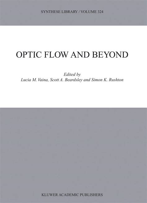 optic flow and beyond synthese library