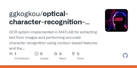 Optical Character Recognition Matlab Source Code