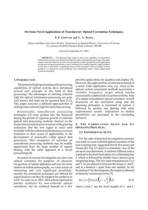 Optical Correlation Techniques And Applications Spie Press Monograph Vol Pm168