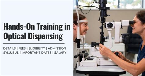 optical dispensing course at unisa