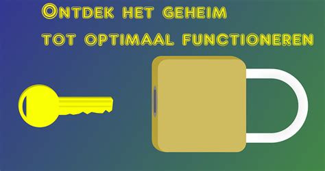 optimaal functioneren betekenis