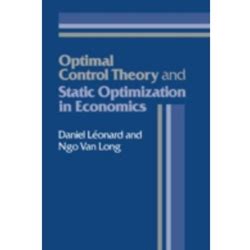 Read Optimal Control Theory And Static Optimization In Economics Hardcover 