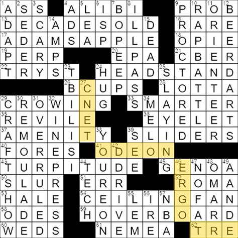 Optimally Productive Crossword