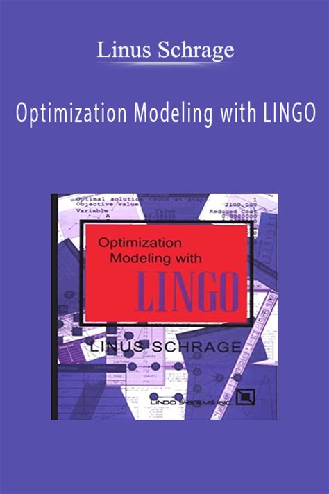 Read Online Optimization Modeling With Lingo Solution Manual 