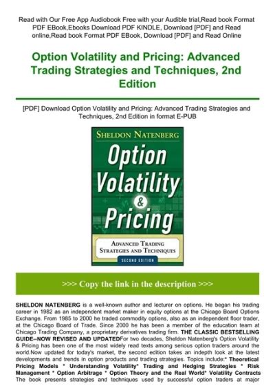 Option Volatility And Pricing Pdf