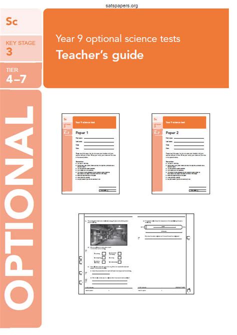 Download Optional Sats Papers Year 8 Science 