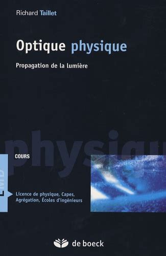 optique physique propagation de la lumia re