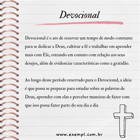 Oque E Devocional