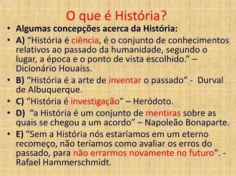 Oque é História