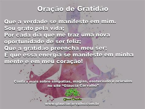 oração da gratidão