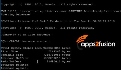 ora 01012 not logged on oracle 11g