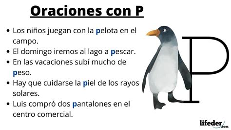 Oraciones Con P