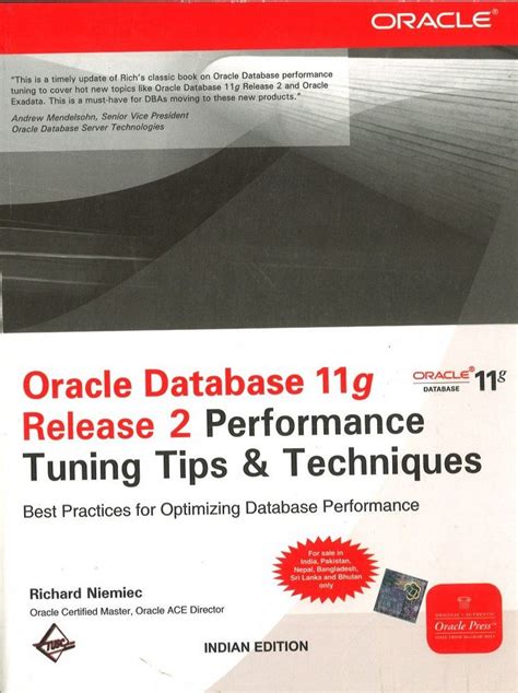 Oracle 11g Performance Tuning Tips And Techniques