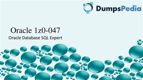 oracle 1z0 047 dumps