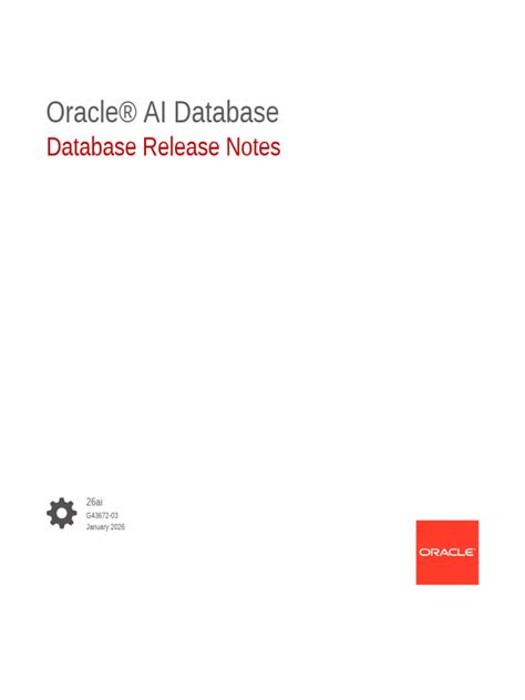 Oracle Database Release Notes